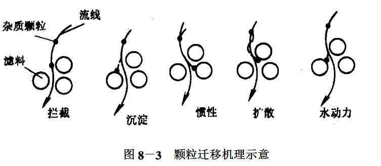濾料遷移機(jī)理 濾料遷移機(jī)理